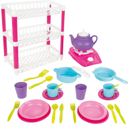 Set de servit ceaiul Pilsan Hamarat Three-Tier Dish Rack