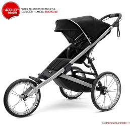 Carucior Thule Glide 2 Single Aluminium/Jet Black model 2020 