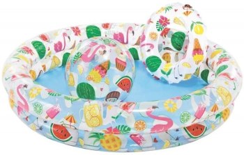 Set piscina gonflabila + Colac + Minge Intex 59460 122 x 26 cm Multicolor 