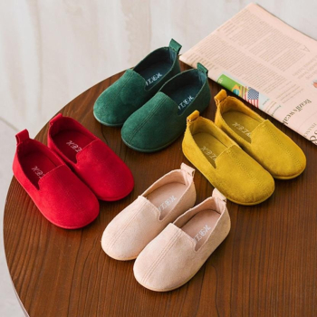 Balerini tip piele intoarsa Drool Culoare Verde Marime 23 
