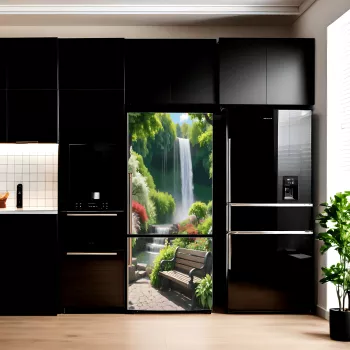 Folie imprimata color pentru decor Frigider dimensiune 200 x 90cm model AVX-FR28 