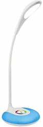 Lampa de birou flexibila cu control tactil LED multicolor inaltime 50 cm 