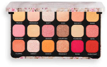 Paleta 18 farduri de pleoape cu pigmentare intensa Revolution Forever Flawless digi butterfly 19.8 g