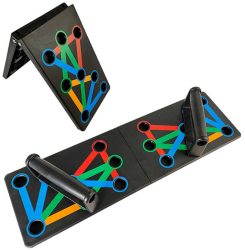 Placa fitness pentru flotari push Up board pliabila multicolor 