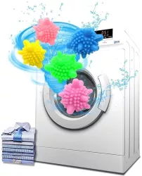 Set 5 bile anti-scamosare si inmuiere a rufelor pentru masina de spalat 