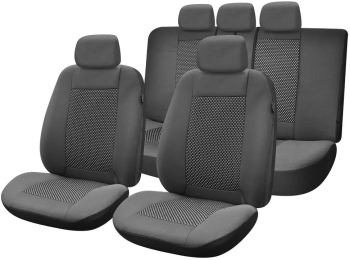 Set Huse Scaun Premium Lux Negru 