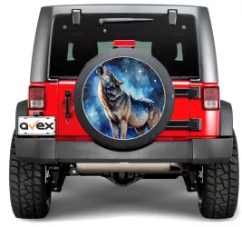 Sticker Auto Roata de Rezerva rezistenta la intemperii si raze UV diametru 55 cm Cod AVX-RR01 