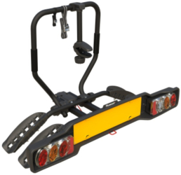 Suport 2 biciclete Peruzzo Siena 668N cu prindere pe carligul de remorcare Negru 