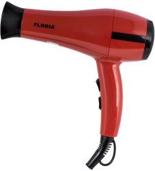 Uscator de par Floria plastic rosu/negru putere 2000 watt 