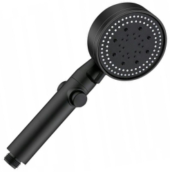 Cap de dus negru plastic 25.5x9cm 