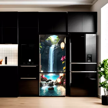 Folie imprimata color pentru decor Frigider dimensiune 200 x 90cm model AVX-FR31 