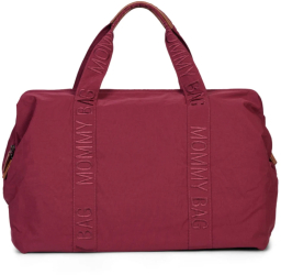 Geanta de infasat Childhome Mommy Bag Signature Urban Burgundy 