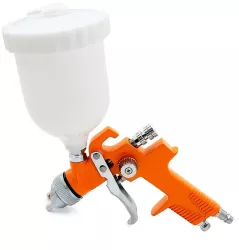 Pistol de vopsit   vas  superior plastic pulverizator pentru compresor 600 ml 1.2-2 mm Strend Pro 
