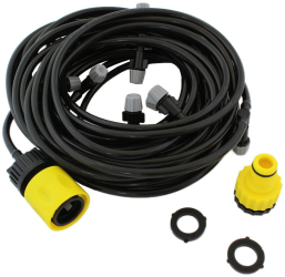 Set cortina de vapori pentru racorire terasa cu 11 aspersoare model 10m 