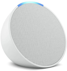 Boxa inteligenta Amazon Echo Pop Control voce Alexa W-Fi Bluetooth Glacier White