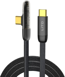 Cablu de Date cu Mufe Type-C 1m - Lito LD11 - Black 