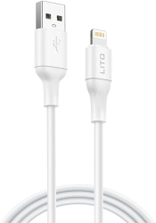 Cablu de Date cu Mufe USB Lightning 1m - Lito LD06 - White 