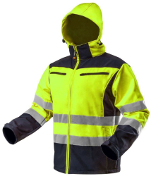 Geaca de lucru reflectorizanta galben impermeabil model Visibility marimea XXL/58 NEO 