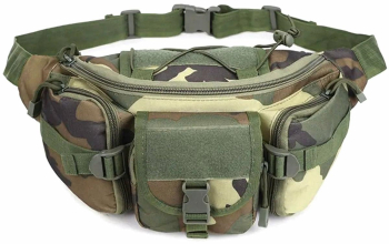 Geanta clasica rezistenta la apa hipster cu curea reglabila culoare camuflaj 
