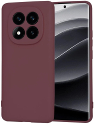 Husa pentru Xiaomi Redmi Note 14 Pro+ - Techsuit SoftFlex - Plum Red 