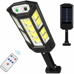 Lampa LED solara suspendata cu telecomanda IR 