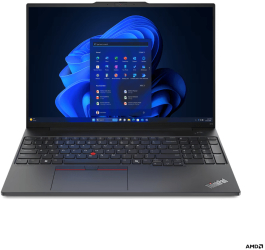 Laptop Lenovo ThinkPad E16 Gen 2 AMD 16 WUXGA AMD Ryzen 5 7535HS Integrated AMD Radeon 660M Graphics RAM 16GB SSD 512GB 3YO DOS 