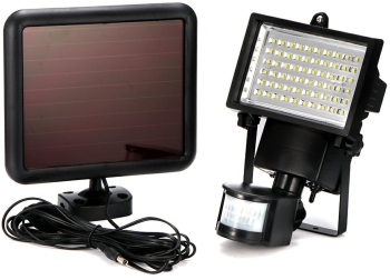 Proiector solar senzor miscare si lumina cu 60 LEDURI 