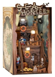 Puzzle 3D Cotor de carte DIY Sea Hunter Cutebee 290 piese 