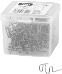 Set capse pentru pistol de lipit/sudat plastic Strend Pro pentru fisuri mari 0.8 mm 100 buc 