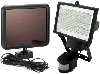 Spot/lampa cu LED halogen echipat cu senzor de miscare senzor de amurg si baterie/panou solar 