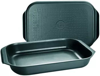 Tava Ibili-Induplus aluminiu 40x26x6.5cm negru 