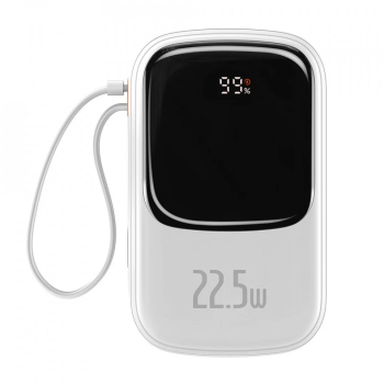 Baterie Externa 20000mAh 22.5W - Baseus Qpow Pro PPQD060302/PPQD030102 - White 