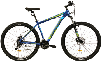 Bicicleta MTB Colinelli COL27 Marimea M 29 inch Albastru Schimbator Shimano Altus 24 Viteze Cadru Aluminiu Frane pe Disc 