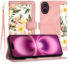 Husa pentru iPhone 16 Plus - Techsuit FlipCraft - Sweetheart Pink 