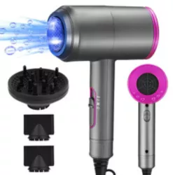 Uscator de par profesional ionic Arvada ProDry D087B uscarea rapida ca la salon nucleu ceramic ioni negativi cu 5 viteze si 3 trepte de 