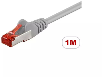 Cablu retea CAT 6 S / FTP PIMF CU Lungime 1 Metru 