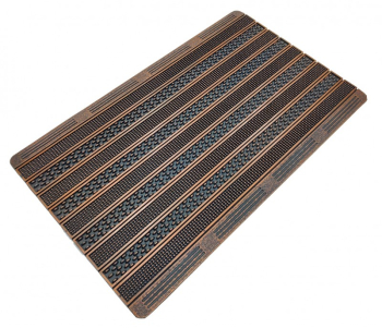Covoras intrare din cauciuc si polipropilena dreptunghiular 45 x 75 cm Grunberg IDM40615