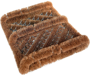 Covoras intrare tip perie din fibre cocos si fir metalic dreptunghiular 30 x 35 cm Grunberg IDM40618 