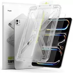Folie pentru iPad Pro 13 2024 - Ringke Easy Slide Tempered Glass - Clear 