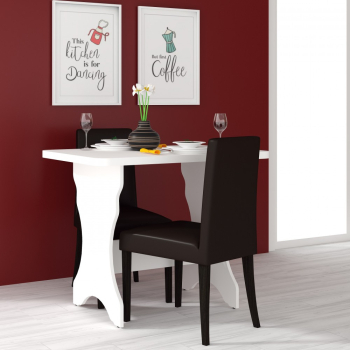 Masa bucatarie KC-2 ro 90x60x73 cm alb 