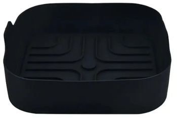 Matrita silicon for Airfryer Rosberg R51980SS 20.5x20.5x5.5cm Negru 