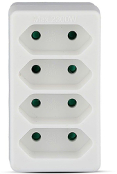 Adaptor 4 Prize 2x16a Max 1100w 