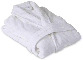 Halat De Baie Alb Hotel Somnart Unisex 100 Bumbac 400Gsm Marimea L 