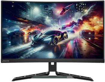 Lenovo Monitor Gaming Curbat LED VA Lenovo Legion R27qc-30, 27, QHD (2560x1440), 180Hz, 0.5 ms (MPRT), AMD FreeSync™, Anti-glare, 1500R, EyeSafe, Boxe 3W x2, 2x HDMI, Display Port, Pivot, VESA, negru - imagine 1