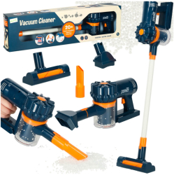 Aspirator vertical de jucarie pentru copii 2 in1 cu functie de aspirare bleumarin 