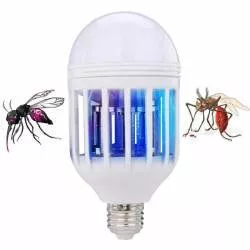 Capcana UV anti insecte 2 in 1 cu bec LED 10W soclu E27 50 mp ABS