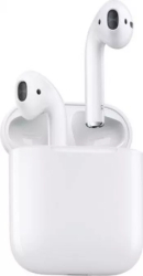 Casti wireless cu conectare Bluetooth dispozitiv pentru incarcare tip cutiuta de transport culoare Alb 