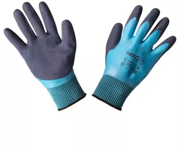 Manusi latex/poliester 2 straturi marimea 9 NEO 