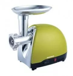 Masina de tocat Heinner MG1500TA-GR 1600 W Accesoriu pentru rosii si carnati Cutit inox Verde sidefat 
