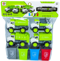 Set masinute salubrizare 4 buc/set 